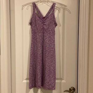 PrAna dress women’s small pink/purple print athletic outdoor hiking